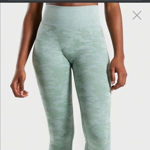 Gymshark Camo Green Leggings